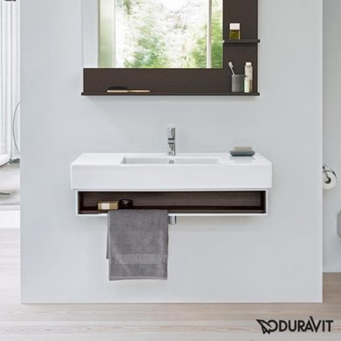 Плитка керамогранит Керамическая раковина 105 см Duravit Vero, белая 0329100000 для пола