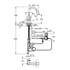 Grohe Zedra Touch Сенсорный однорычажный смеситель для мойки (30219DC2)
