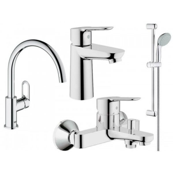 Набор смесителей для ванны Grohe Bauedge 123218K 4 в 1