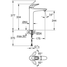 Смеситель для раковины Grohe Eurostyle xL-Size 23570003