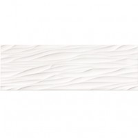 Плитка Opoczno STRUCTURE PATTERN WHITE WAVE STRUCTURE 10×750×250 для ванной и кухни
