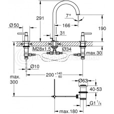 Grohe Atrio new Смеситель для раковины на одно отверстие L-Size (21019AL3)