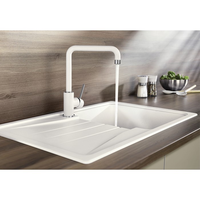 Смеситель кухонный Blanco MILI SILGRANIT белый 523107