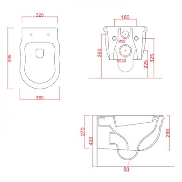 Подвесной унитаз Artceram Hermitage (HEV010 01;00) white glossy Подвесной унитаз Artceram Hermitage (HEV010 01;00) white glossy