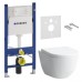 Комплект инсталляция GEBERIT Duofix 458.126.00.1 с унитазом LAUFEN PRO Rimless H820966 и сидением slow-closing H896951