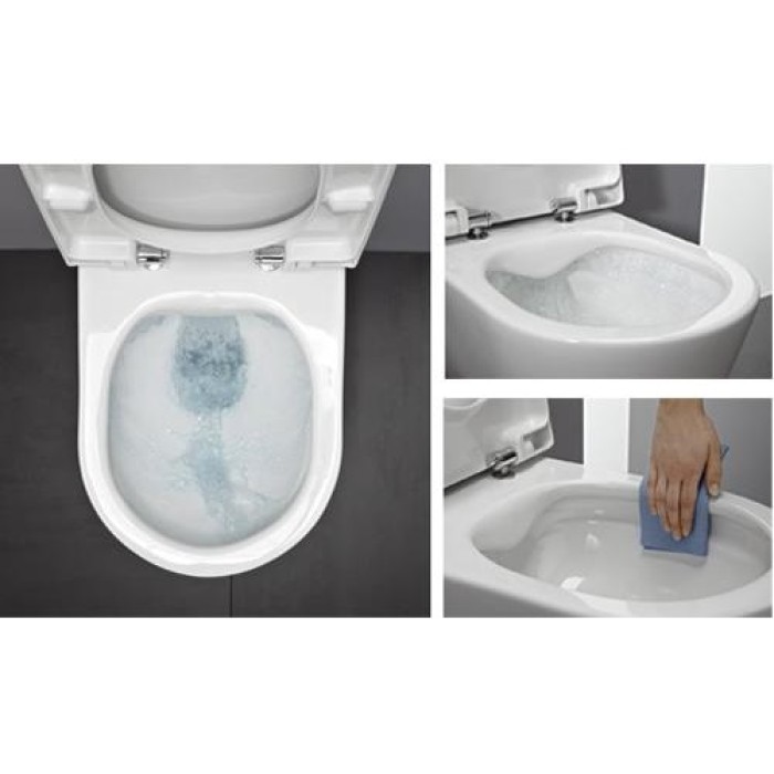 Комплект инсталляция GEBERIT Duofix 458.126.00.1 с унитазом LAUFEN PRO Rimless H820966 и сидением slow-closing H896951