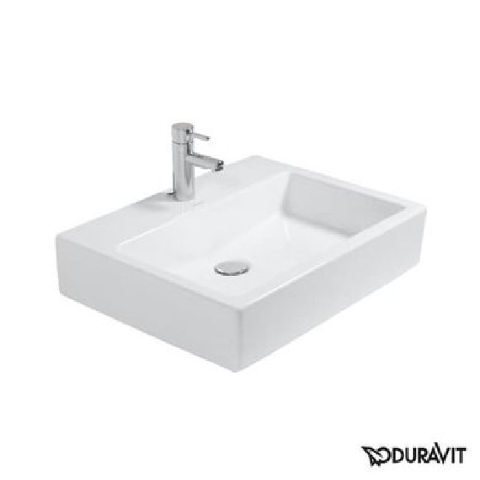 Плитка керамогранит Керамическая раковина 60 см Duravit Vero, белая 0454600071 для пола