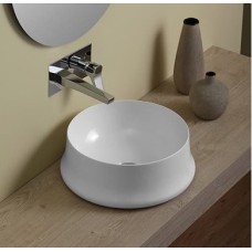 Керамическая раковина 42 см Simas Sharp, bianco glossy SH 02 Керамическая раковина 42 см Simas Sharp, bianco glossy SH 02