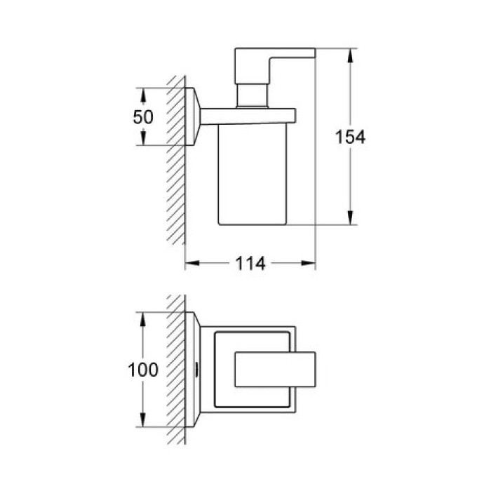 Дозатор жидкого мыла Grohe Allure Brilliant (40494000)