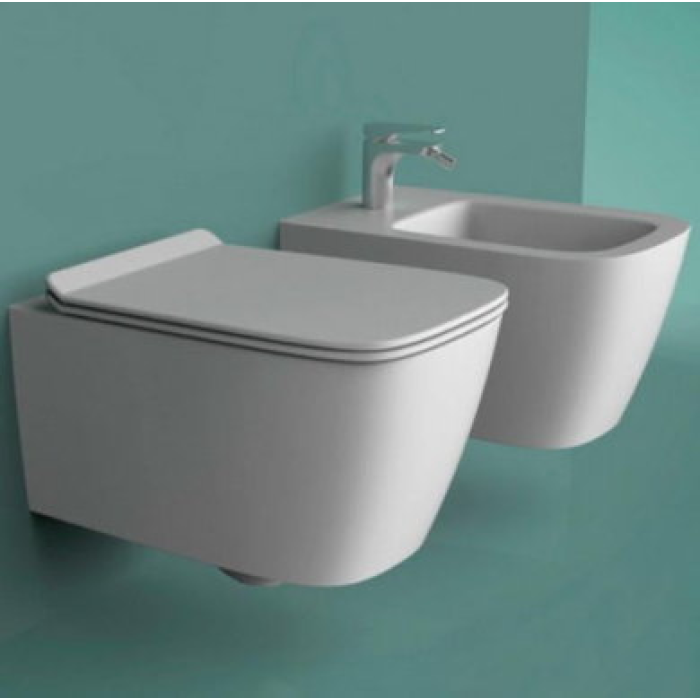 Подвесной унитаз безободковый Artceram A16 (ASV003 03;00) black glossy