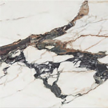 Плитка OPOCZNO PL CRYSTALLINE WHITE SATIN 8×420×420 под мрамор для ванной и кухни