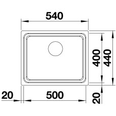 Мойка для кухни Blanco Etagon 500-U  521841