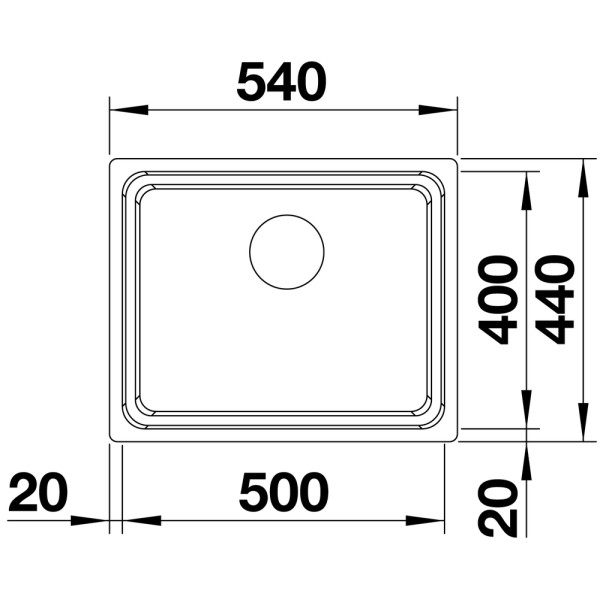 Мойка для кухни Blanco Etagon 500-U  521841