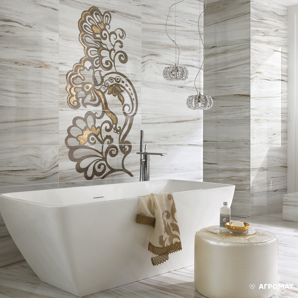Керамогранит Impronta Marmi Imperiali MM0293 ZEBRINO GOLD 12×900×300 под мрамор