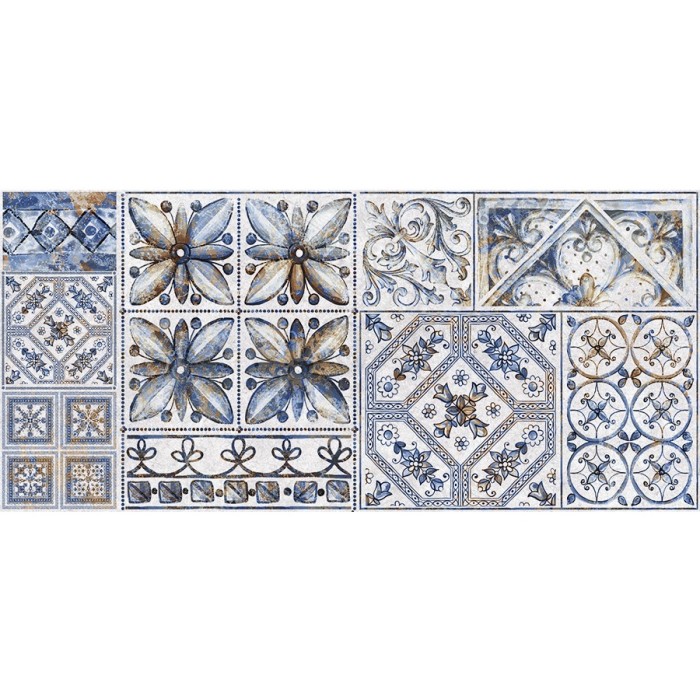 Плитка Інтеркерама VIVA декор серый Д 145071-1