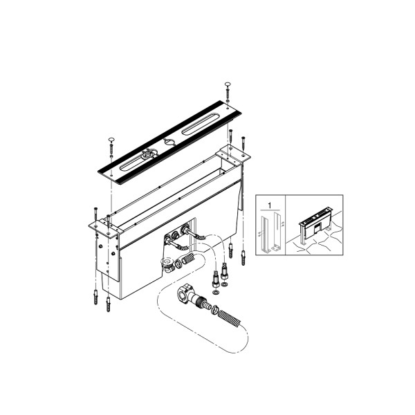 Grohe Комплект для ванны на 4/5 отверстий (29037001)