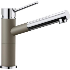 Смеситель кухонный Blanco ALTA - S Compact хром / серый беж 517634