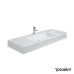 Плитка керамогранит Керамическая раковина 125 см Duravit Vero 0329120041 для пола