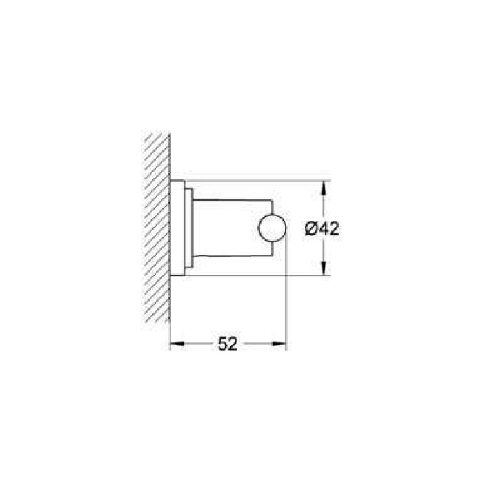 Grohe Atrio Крючок для банного халата (40312000) Grohe Atrio Крючок для банного халата (40312000)