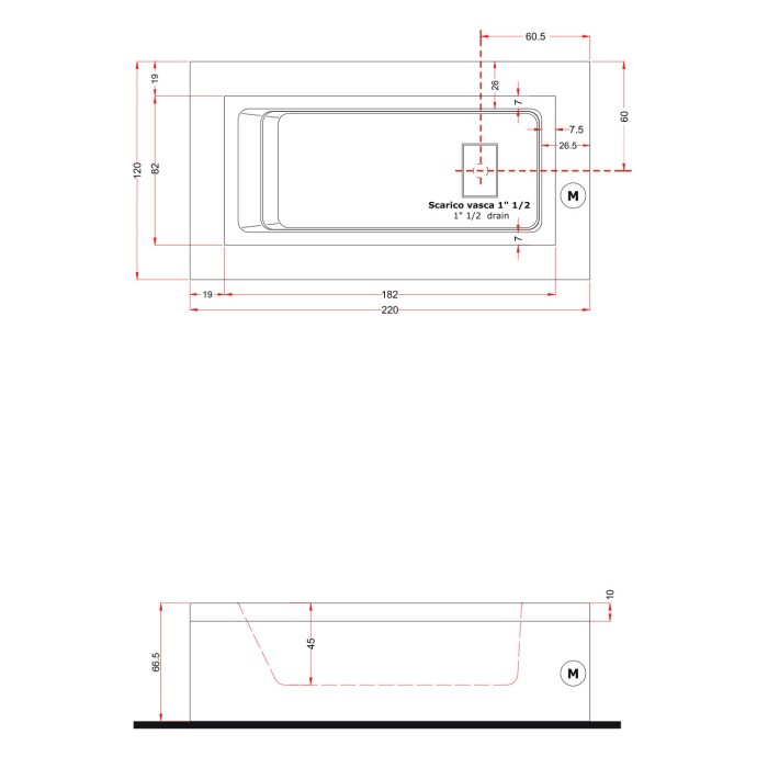 Gruppo Treesse Fusion Spa 220 Ванна в современном стиле 220x120xh67 см Gruppo Treesse Fusion Spa 220 Ванна в современном стиле 220x120xh67 см