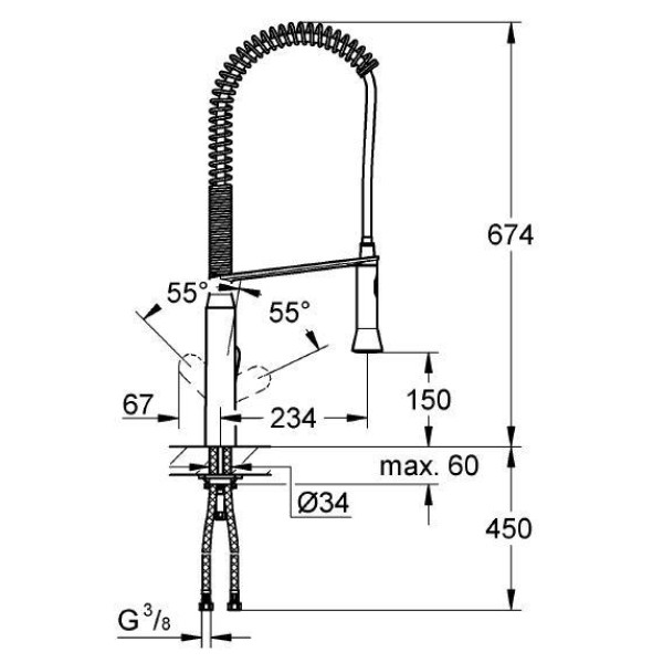 Grohe K7 Смеситель для кухни (32950000)