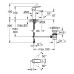 Grohe BauEdge Смеситель однорычажный для раковины S-Size (23328000)