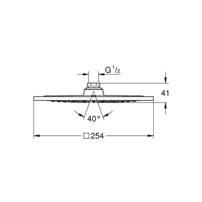 Верхний душ Grohe Rainshower F-Series 27285000