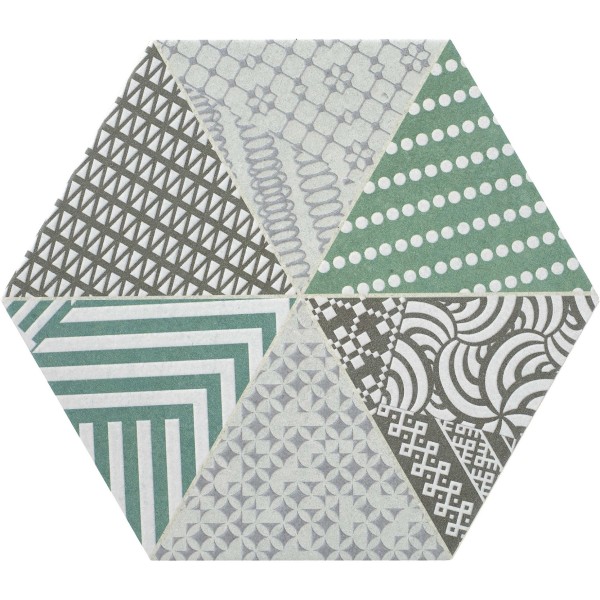 Керамогранит Rocersa NORDIC HExA MIx 2 8×230×200