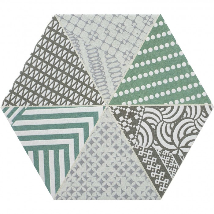 Керамогранит Rocersa NORDIC HExA MIx 2 8×230×200