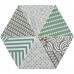 Керамогранит Rocersa NORDIC HExA MIx 2 8×230×200