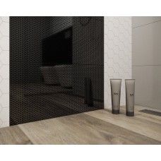 Плитка Paradyz UNIWERSALNA MOZAIKA PRASOWANA NERO ROMB BRAID
