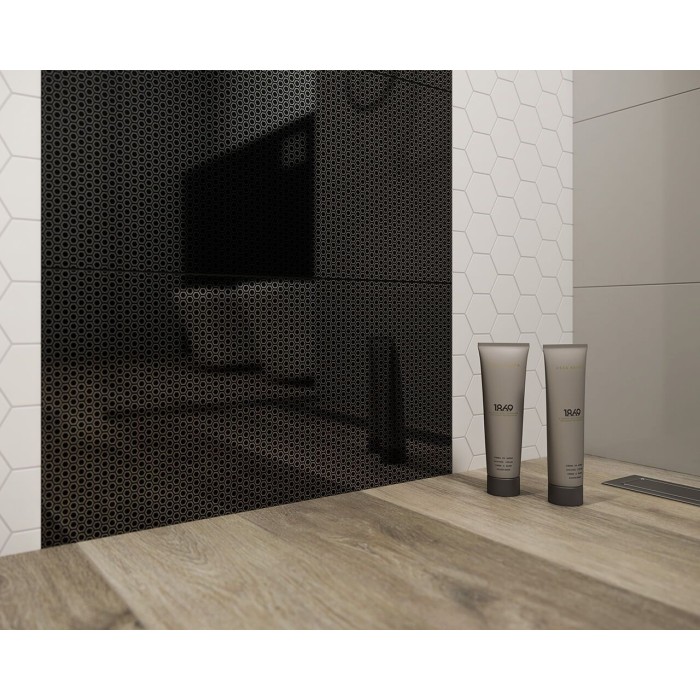 Плитка Paradyz UNIWERSALNA MOZAIKA PRASOWANA NERO ROMB BRAID