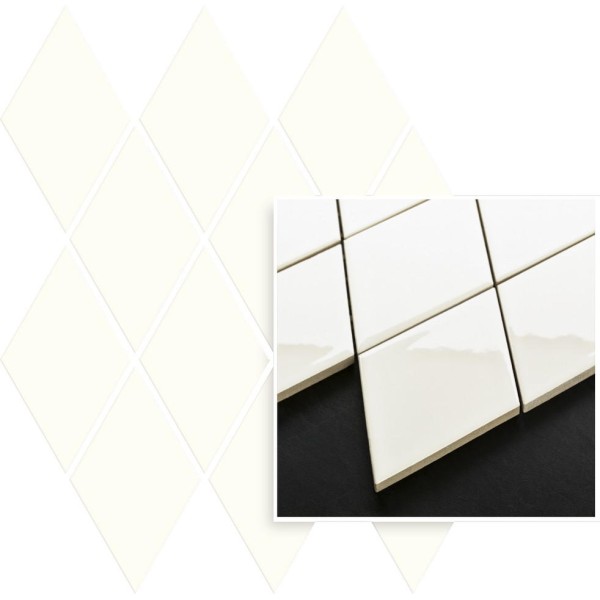 Плитка Paradyz UNIWERSALNA MOZAIKA BIANCO ROMB PILLOW