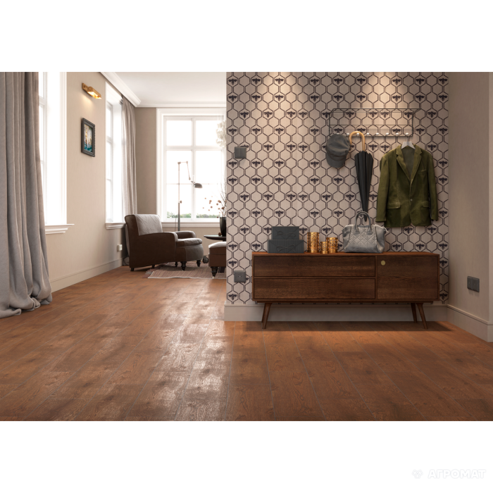 Керамогранит Cersanit Royalwood brown 8×598×185 под дерево