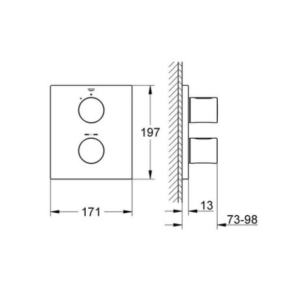 Термостатический смеситель Grohe Grohtherm 3000 Cosmopolitan 19568000