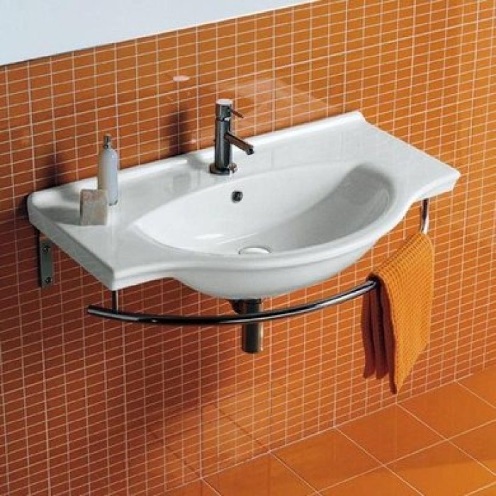 Керамическая раковина 105 см Hatria Sophie, белый (YU9001)