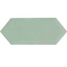 Плитка Monopole Ceramica Cupidon Light Green Brillo Bisel 10x25 см