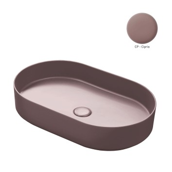 Раковина накладная 60 см Cielo Shui Comfort