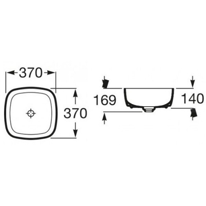 Раковина на столешницу Roca Inspira Soft A327502000