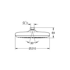 Верхний душ Grohe Tempesta 210 26410000