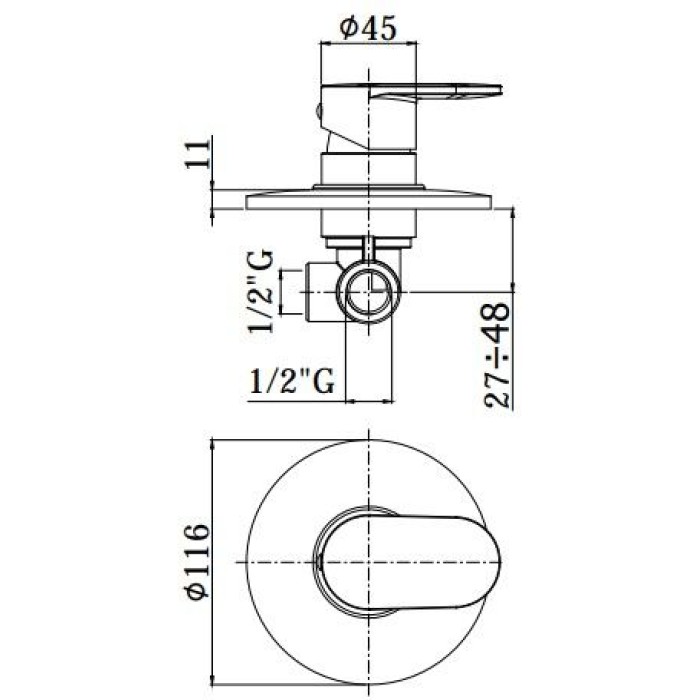 Смеситель Paffoni Candy (CA010CR) Смеситель Paffoni Candy (CA010CR)