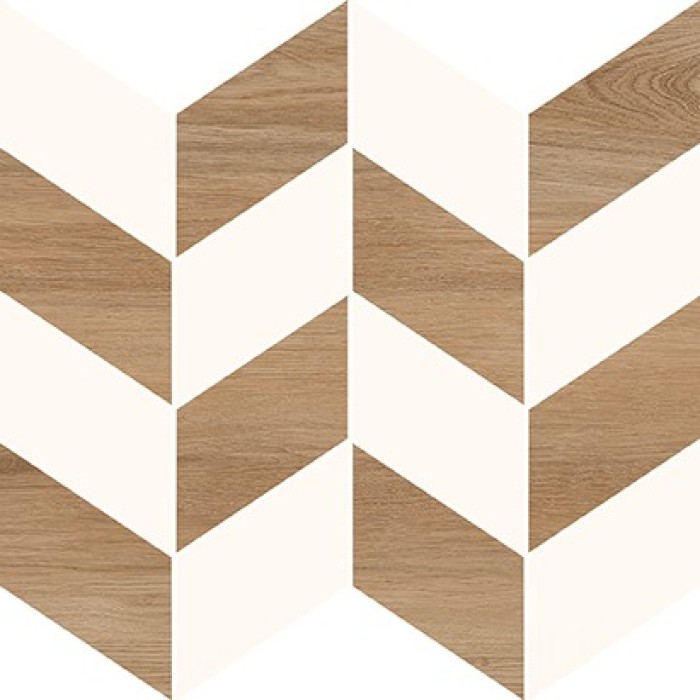 Плитка Opoczno LOVE YOU WHITE FULL MOSAIC SATIN под дерево
