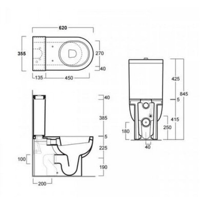 Унитаз Simas E-Line (EL 07) Унитаз Simas E-Line (EL 07)