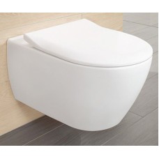 Унитаз подвесной Villeroy & Boch SUBWAY 2.0 DirectFlush (5614R201) с сиденьем Slimseat с функцией QuickRelease и Soft Close 9M78S101