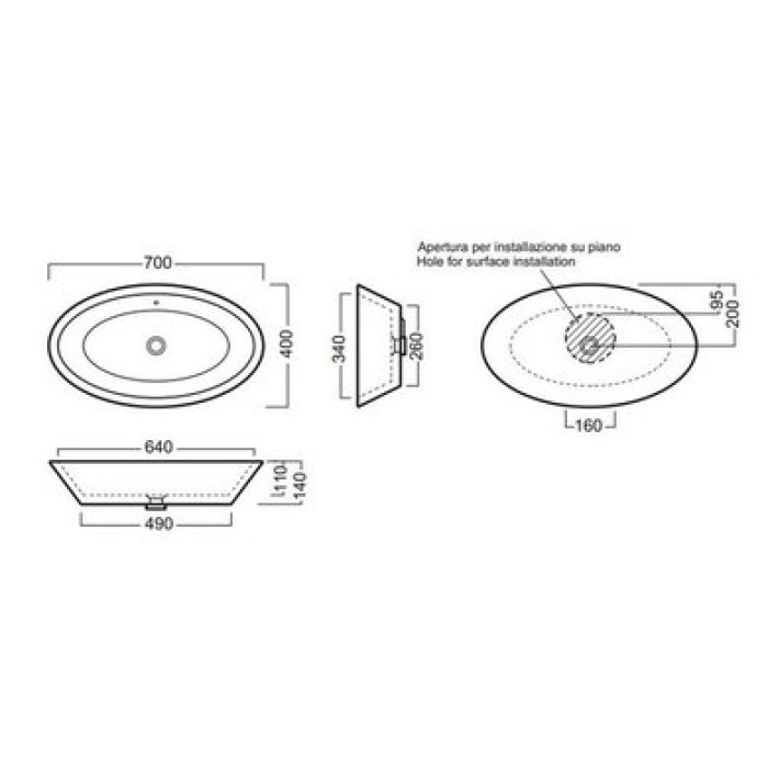 Керамическая раковина 70 см Hatria Happy Hour 22:00, белый (Y0M901) Керамическая раковина 70 см Hatria Happy Hour 22:00, белый (Y0M901)