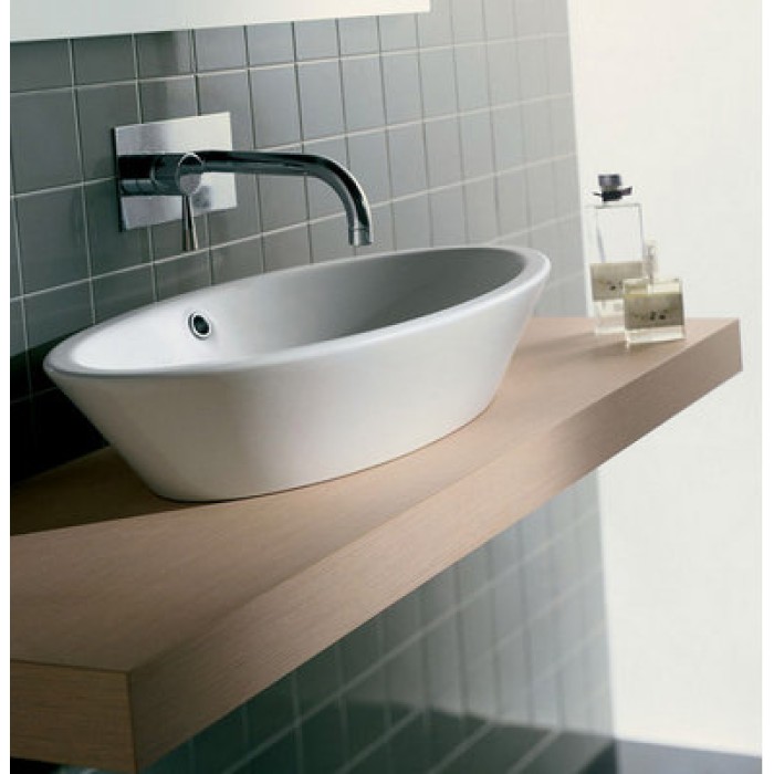 Керамическая раковина 70 см Hatria Happy Hour 22:00, белый (Y0M901) Керамическая раковина 70 см Hatria Happy Hour 22:00, белый (Y0M901)