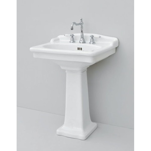 Керамическая раковина 68 см Artceram Hermitage, white glossy (HEL002 01;00)
