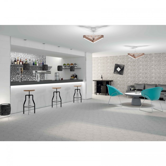Керамогранит Rocersa NORDIC HExA GRIS 8×230×200