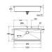Мойдка для кухни Grohe 1024x560 мм, 1 чаша, матовая, в уровень со столешницей (31586SD0)