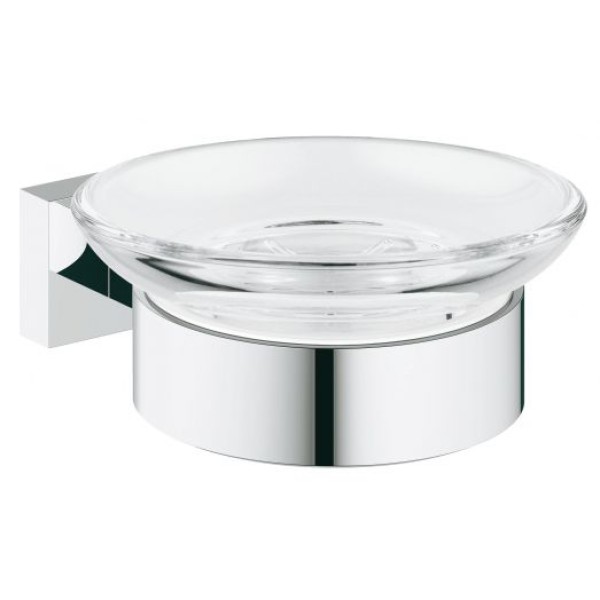 Grohe Essentials Cube Мыльница настенная с держателем (40754001)